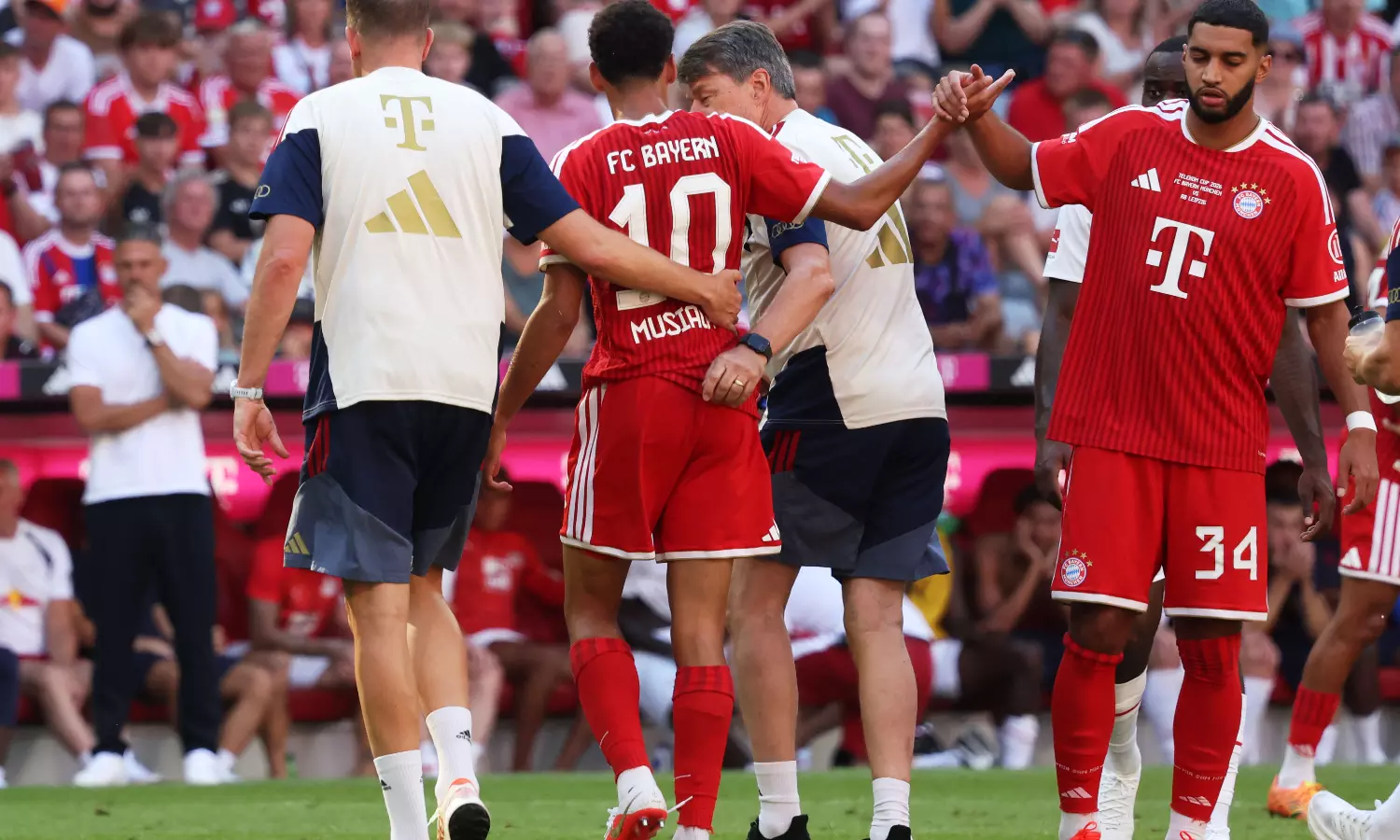 Jamal Musiala Returns to Bayern Training After On-Field Collapse